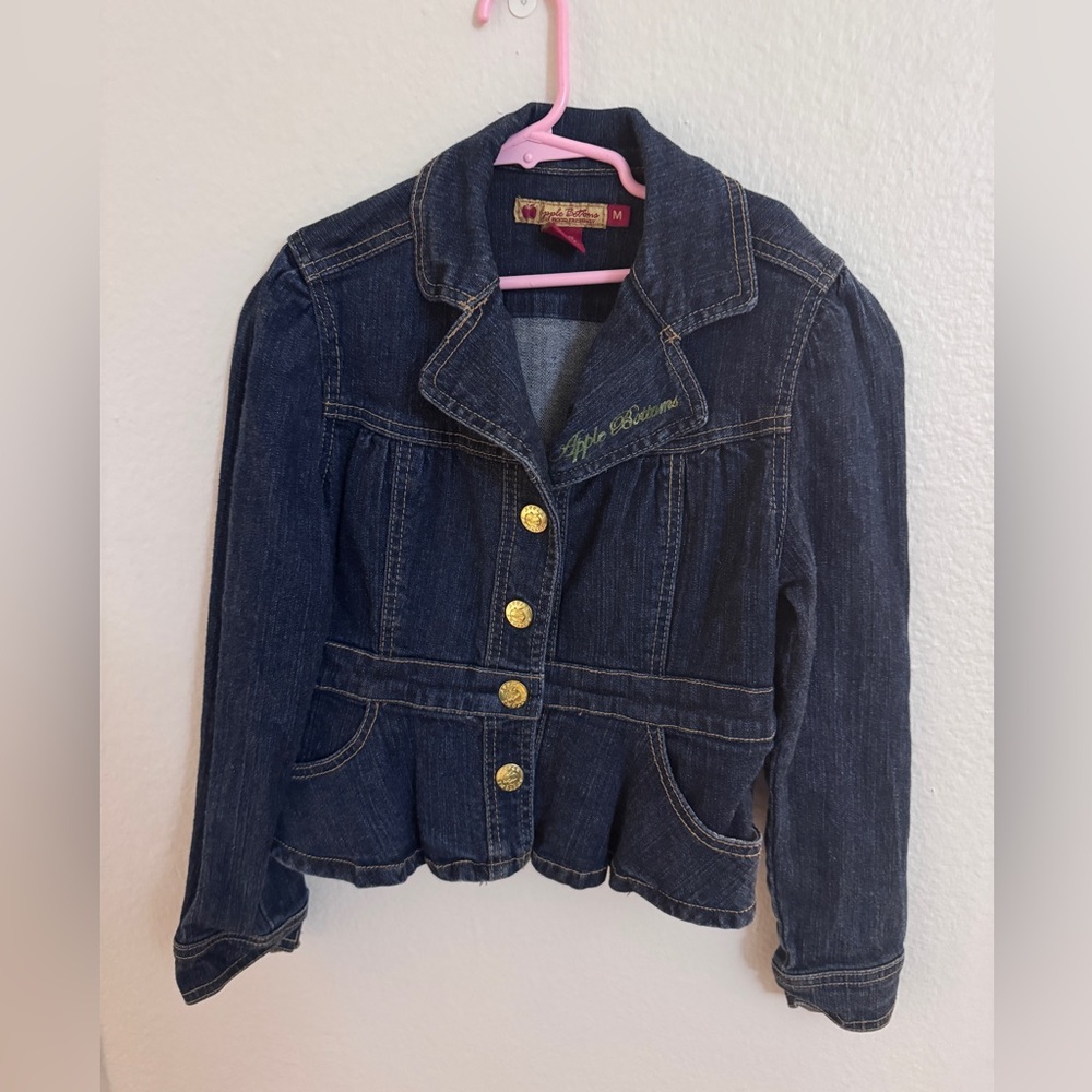 Apple Bottoms Denim Jacket Kids M